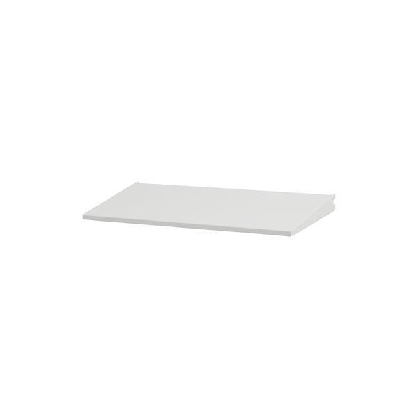 Elfa Reversible Shelf Tray - 60cm Wide x 25cm Deep - White Storage Organizer for Kitchen, Bathroom & Office - Space Saving Solution for Shelves & Cabinets