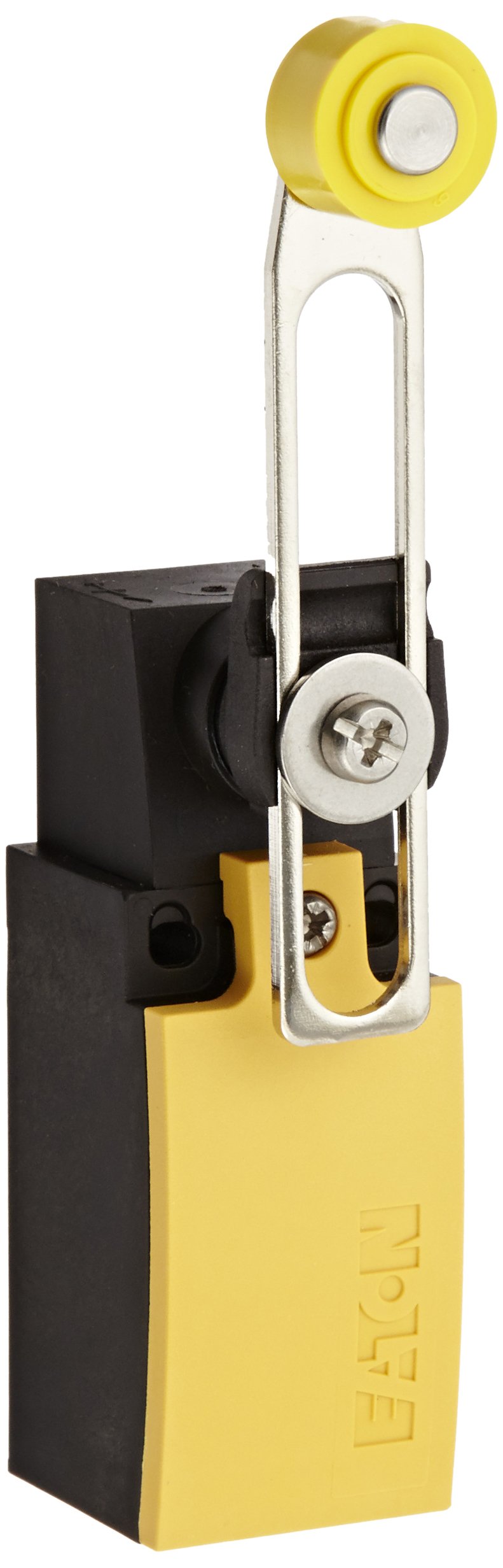 Eaton LS-S11S-RLA Miniature DIN Limit Switch with Adjustable Roller Lever Actuator | SPDT 1NO/1NC Contacts | Plastic Screw Construction | Ideal for Industrial Automation, CNC Machines & Safety Systems