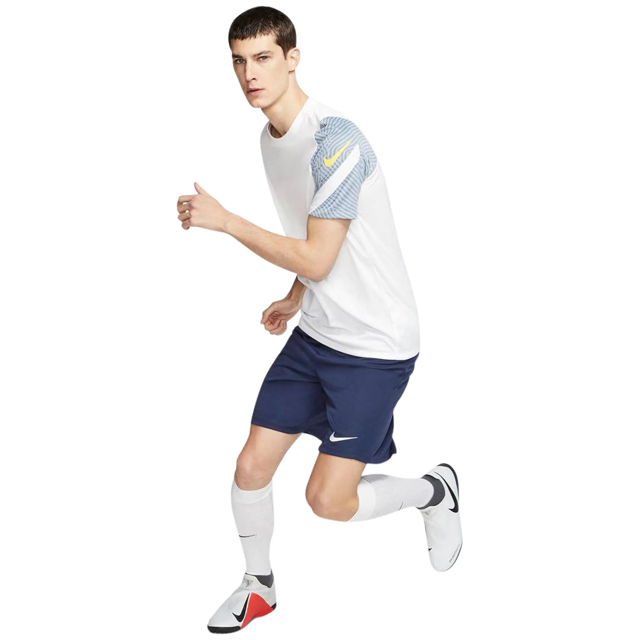 Nike Dri-FIT Park III Running Shorts for Men - Breathable Athletic Shorts with Pockets, Midnight Navy/White - Perfect for Gym, Jogging & Outdoor Sports