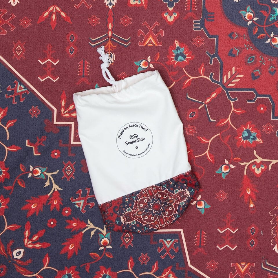 Azra Premium Sand-Free Beach Towel - Quick Dry, Super Absorbent, Large Size - Perfect for Beach, Pool, Travel & Outdoor Activities
