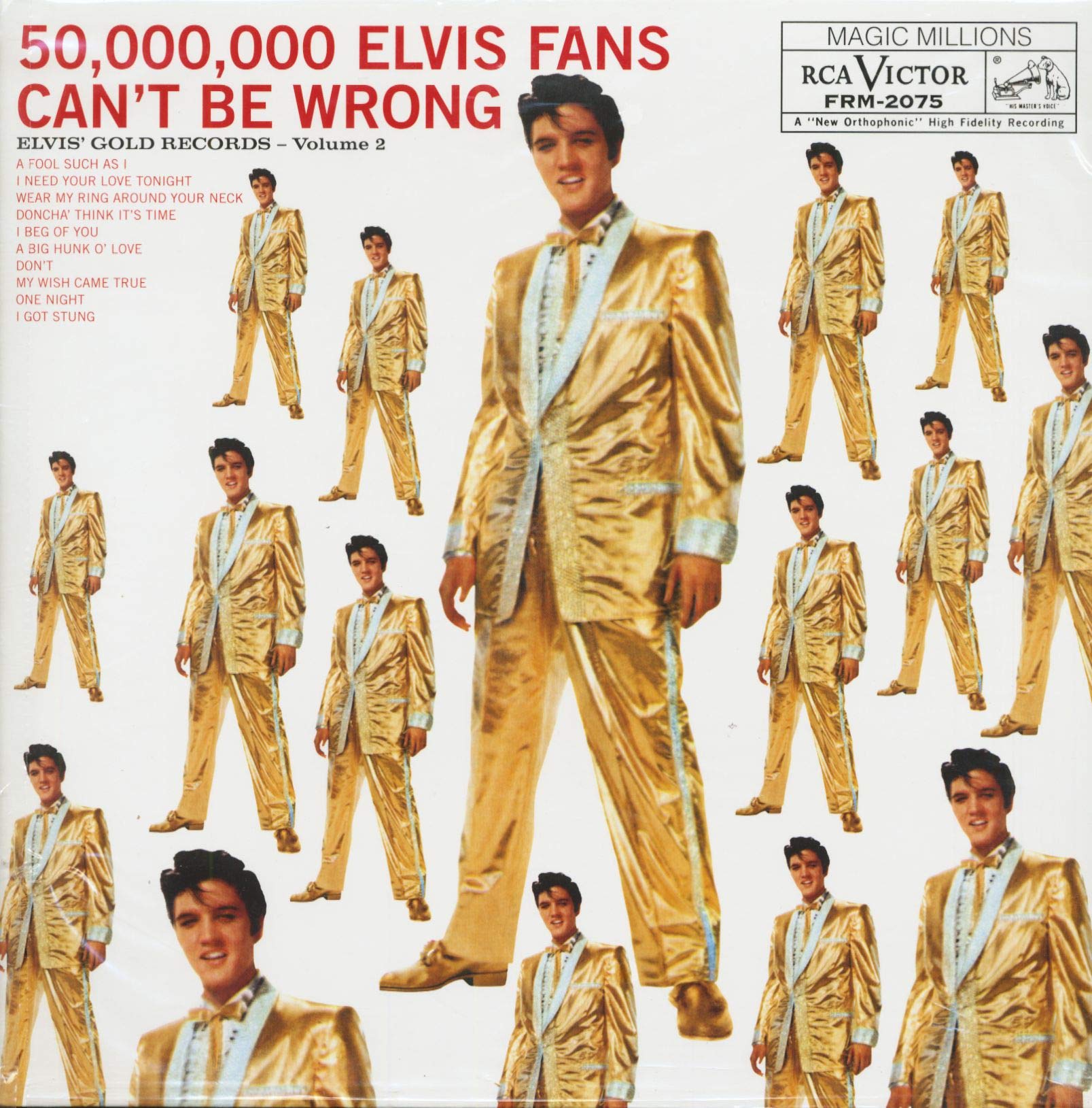 Elvis' Gold Records Volume 2 - Limited Edition Audiophile Vinyl LP (180g) - Anniversary Collector's Item for Music Lovers & Audiophiles - Perfect for Home Listening, Gifts & Vinyl Collections