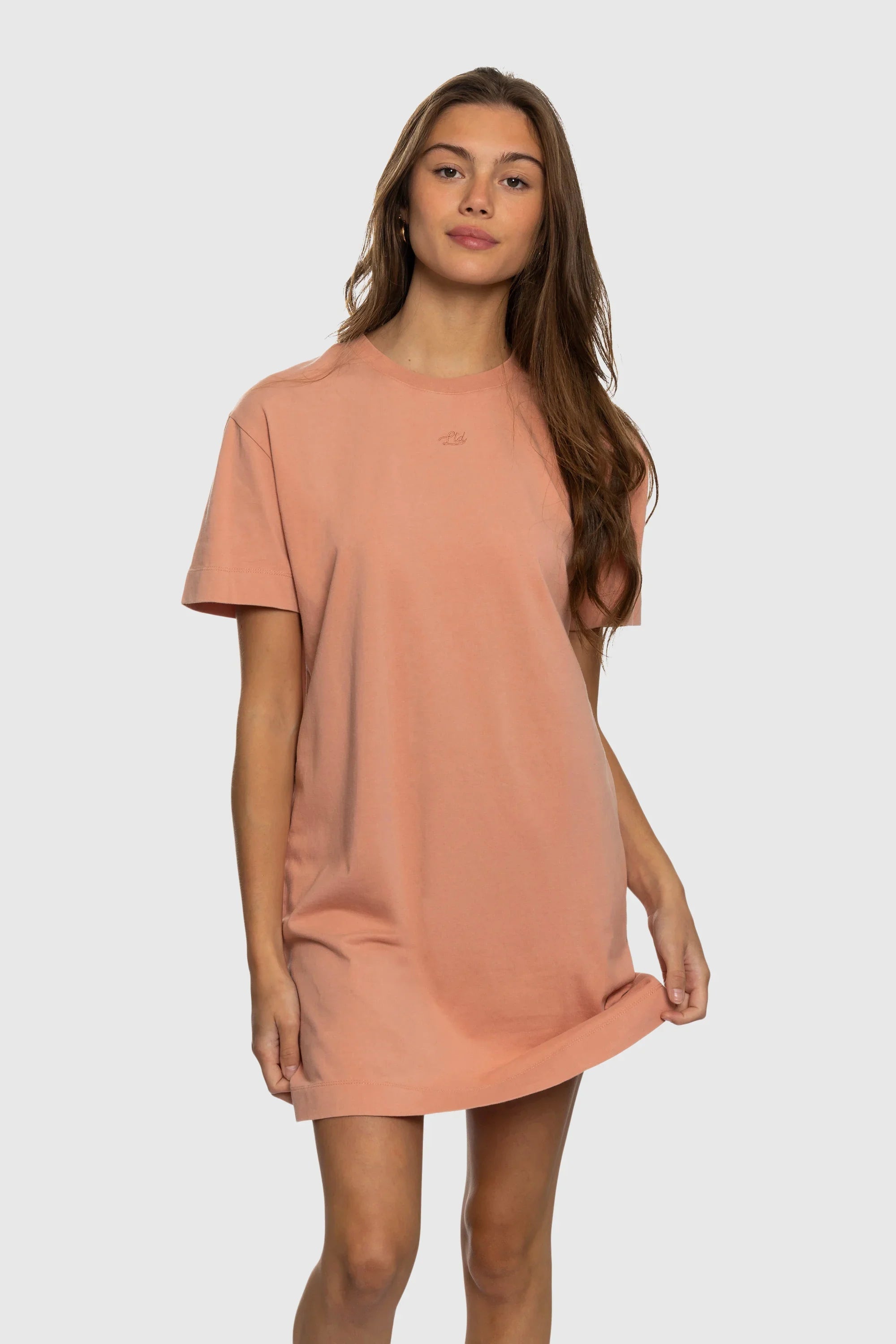 Women's Casual Short Sleeve Tee Dress - Soft Cotton Blend T-Shirt Dress for Summer, Lounge, Travel & Everyday Wear