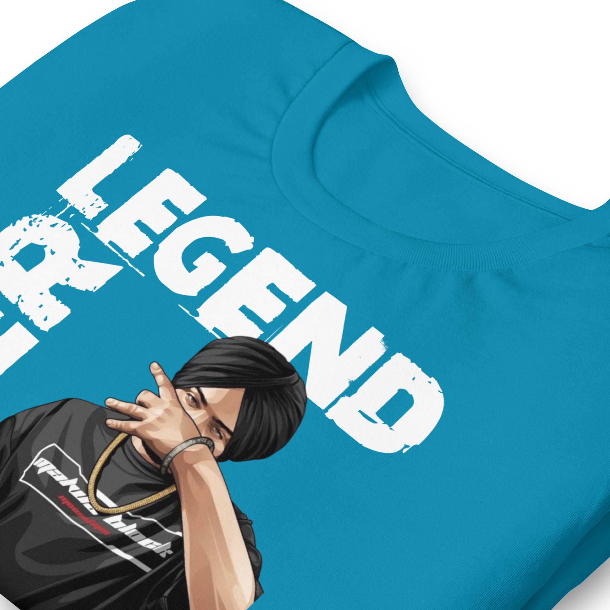 Sidhu Moosewala Legends Never Die Unisex T-Shirt - Comfortable Cotton Tee for Men & Women - Perfect for Concerts, Casual Wear & Fan Merchandise