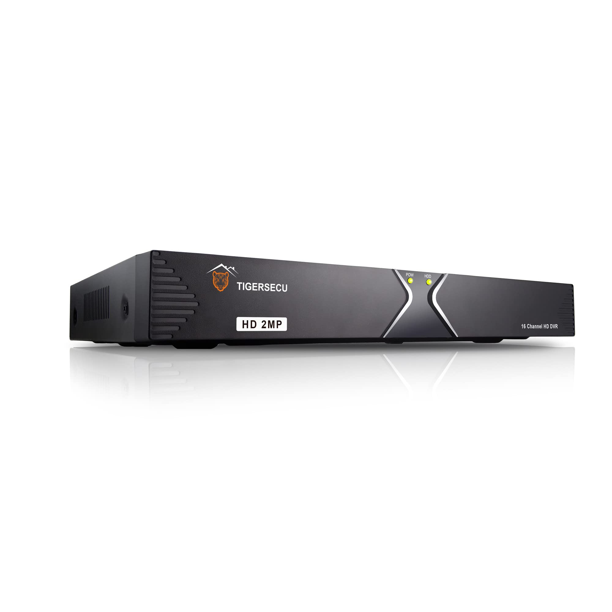 TIGERSECU 16 Channel Hybrid 6-in-1 CCTV DVR Recorder - Super HD 1080P H.264 Security System (No HDD) | Compatible with 2MP/5MP TVI, AHD, CVI, Analog, RS485 PTZ & IP Cameras | Ideal for Home Security, Business Surveillance & Office Monitoring