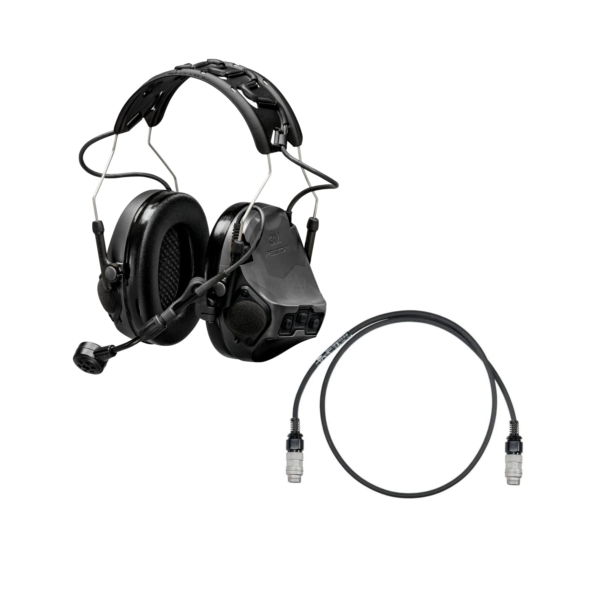 3M Peltor ComTac VII Military-Grade Tactical Headset with TMAS Technology - Hearing Protection & Communication for Special Forces, Police & Shooting Enthusiasts - Ideal for Combat Training, Range Shooting & Tactical Operations