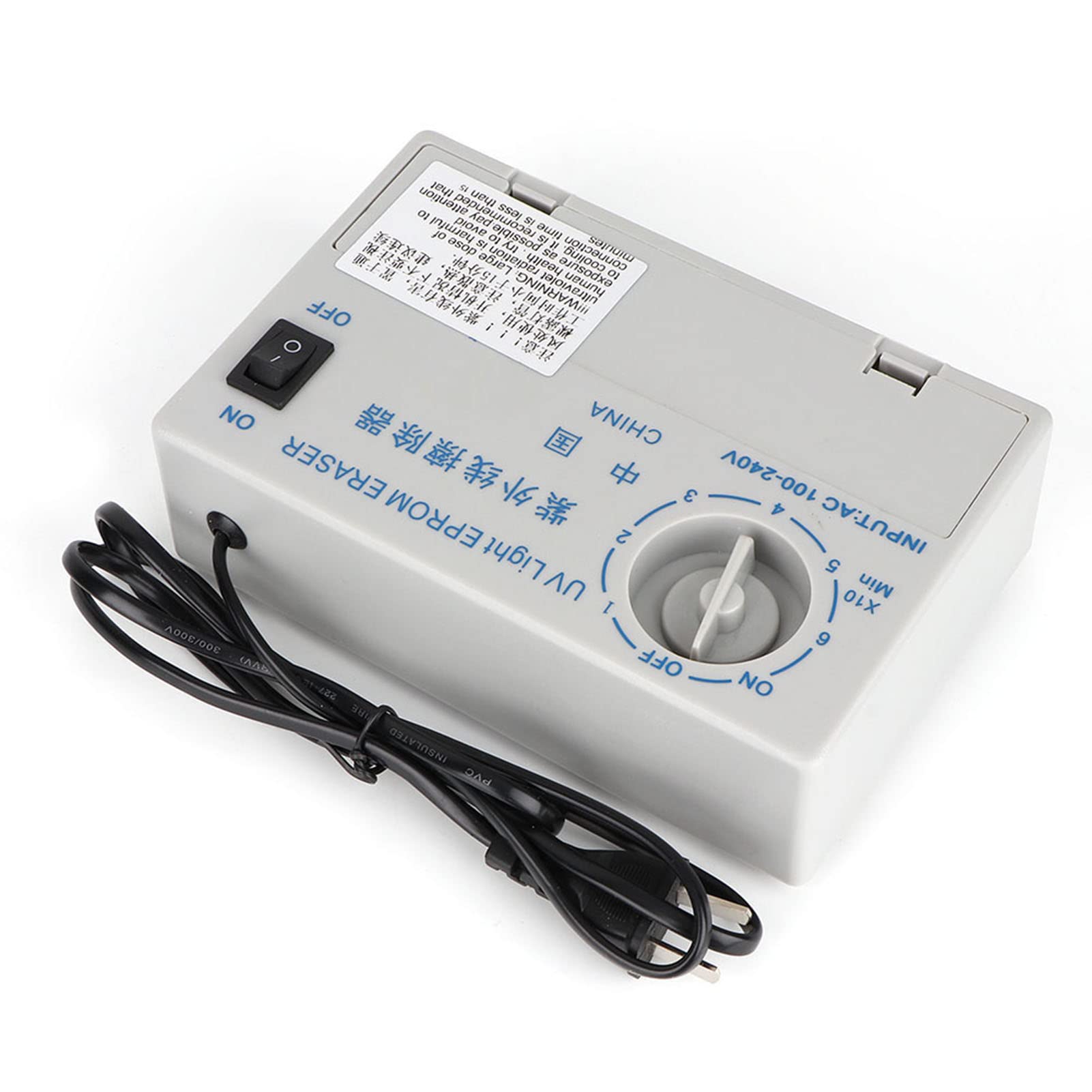 Eujgoov UV EPROM Eraser - Ultraviolet Light for Erasing Programmable Logic Circuits, Semiconductor Wafers & Timer Chips | Ideal for Electronics Repair, Lab Use & Chip Reprogramming