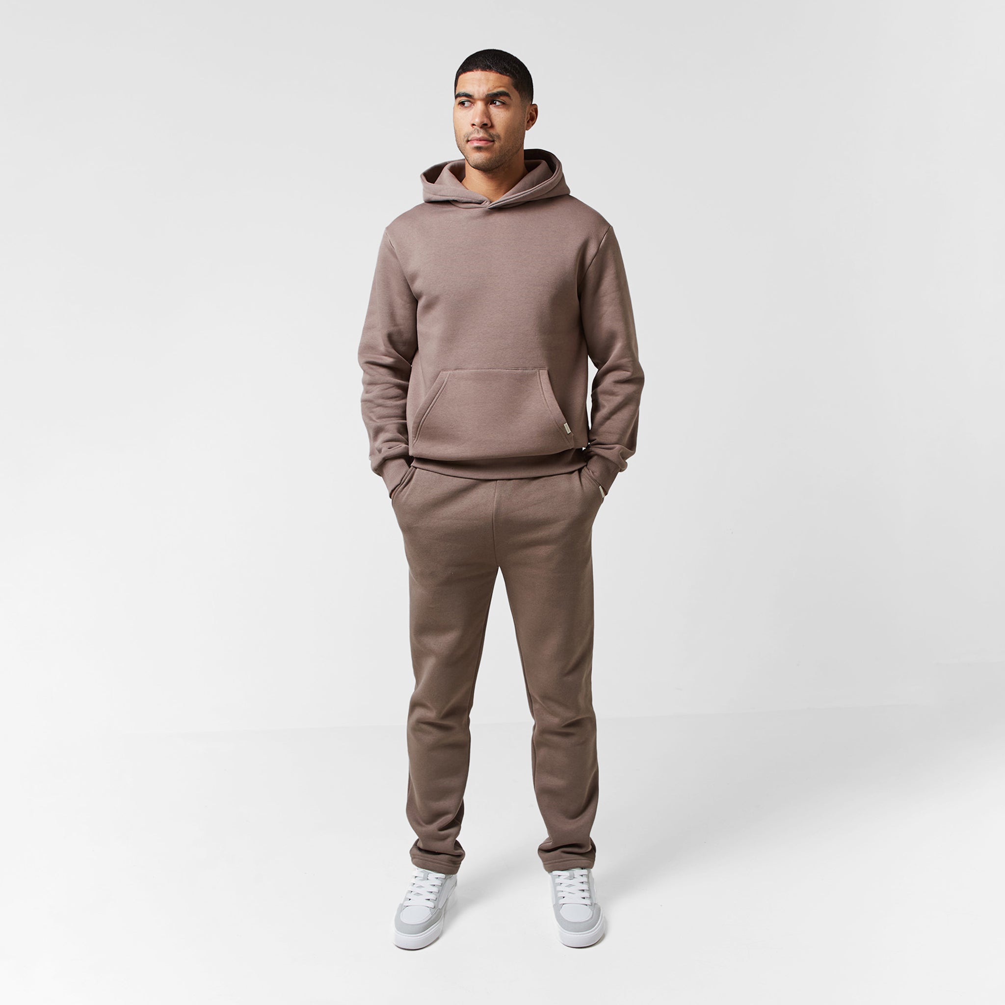 Relaxed Fit Hoodie for Men & Women | Soft Washed Brown Cotton Pullover Sweatshirt | Casual Wear, Loungewear, Outdoor Activities
