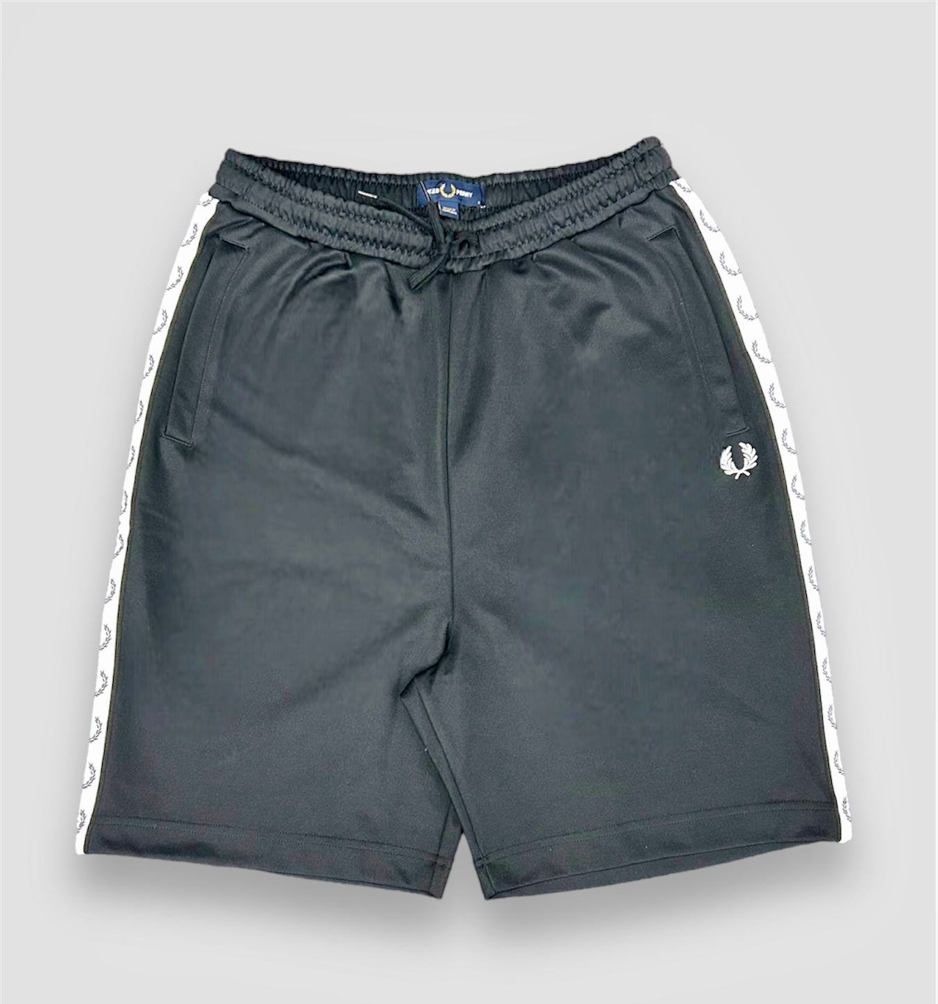 Fred Perry Men's Taped Tricot Shorts - Classic Cotton Casual Shorts for Summer | Perfect for Golf, Tennis & Everyday Wear