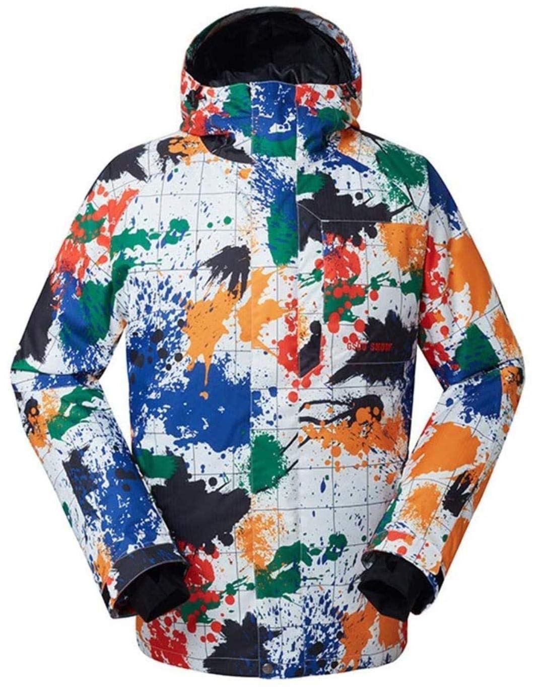 ZeYuKeJi Men's Winter Ski Suit - Alpine Action Jacket for Snow Sports, Mountain Hiking & Outdoor Activities | Warm & Comfortable Ski Jacket for Cold Weather | Perfect for Skiing, Snowboarding & Winter Adventures (Size: X-Small)