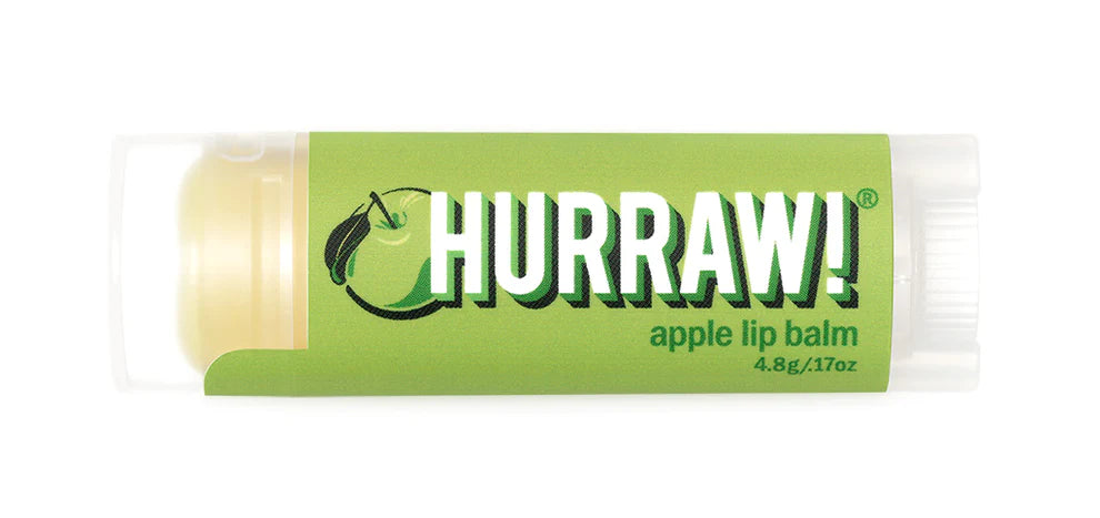 Organic Hurraw Apple Lip Balm - Natural Moisturizing & Nourishing for Dry Lips - Perfect for Outdoor Activities & Daily Hydration