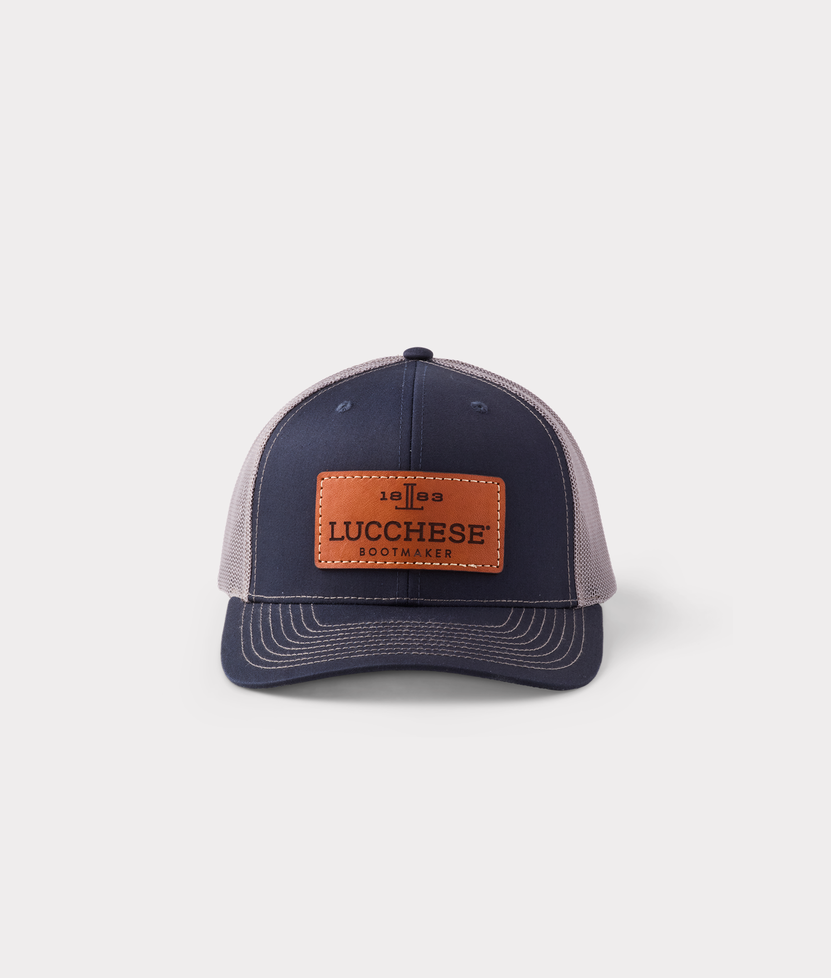 Premium Leather Patch Baseball Cap - Navy & Charcoal | Adjustable Snapback Hat for Men & Women | Perfect for Outdoor Activities, Sports & Casual Wear