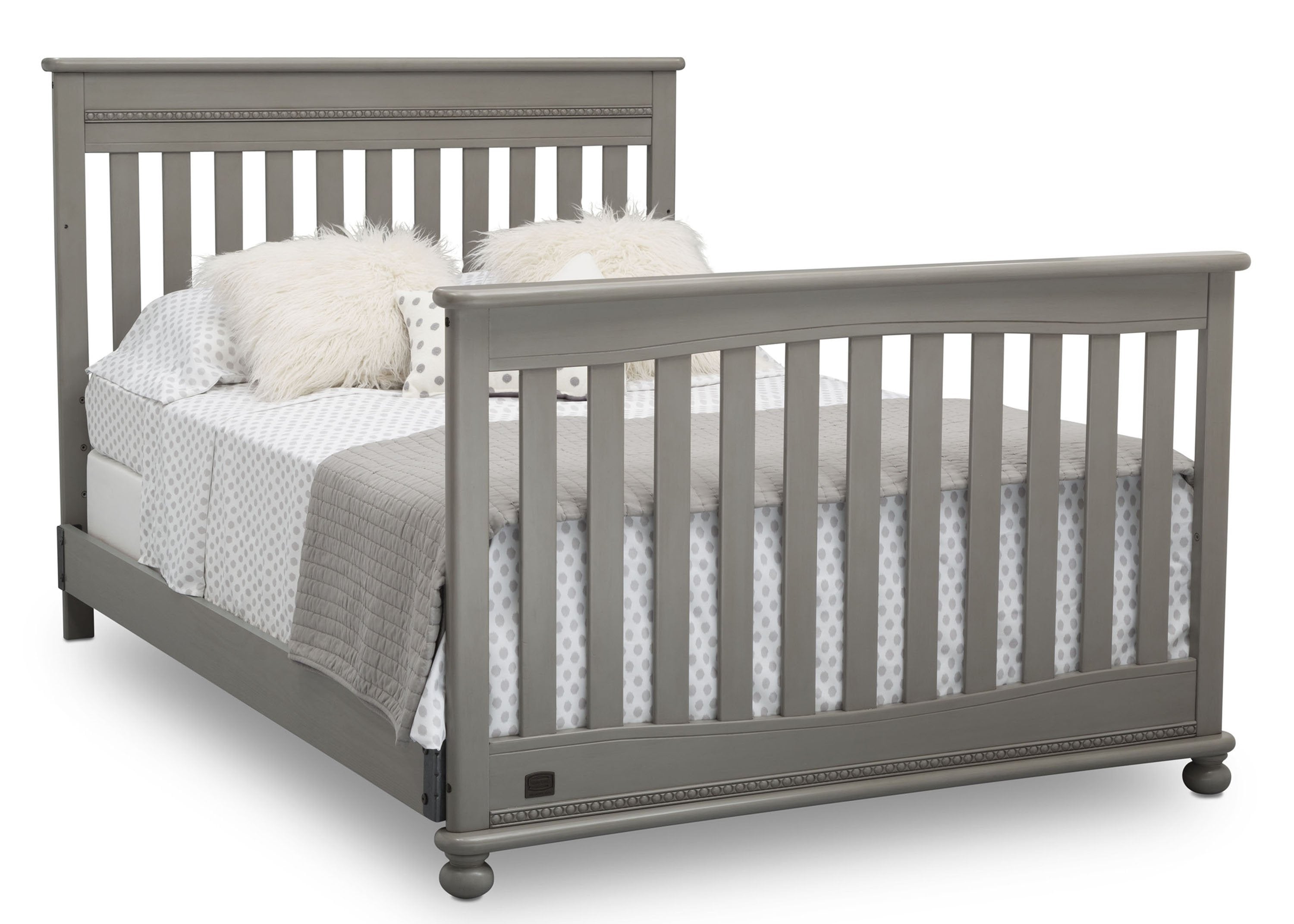 Franklin 4-in-1 Convertible Baby Crib - Toddler Bed, Daybed & Full Size Bed - Safe Nursery Furniture for Newborns & Growing Kids - Perfect for Baby Rooms & Daycare Centers