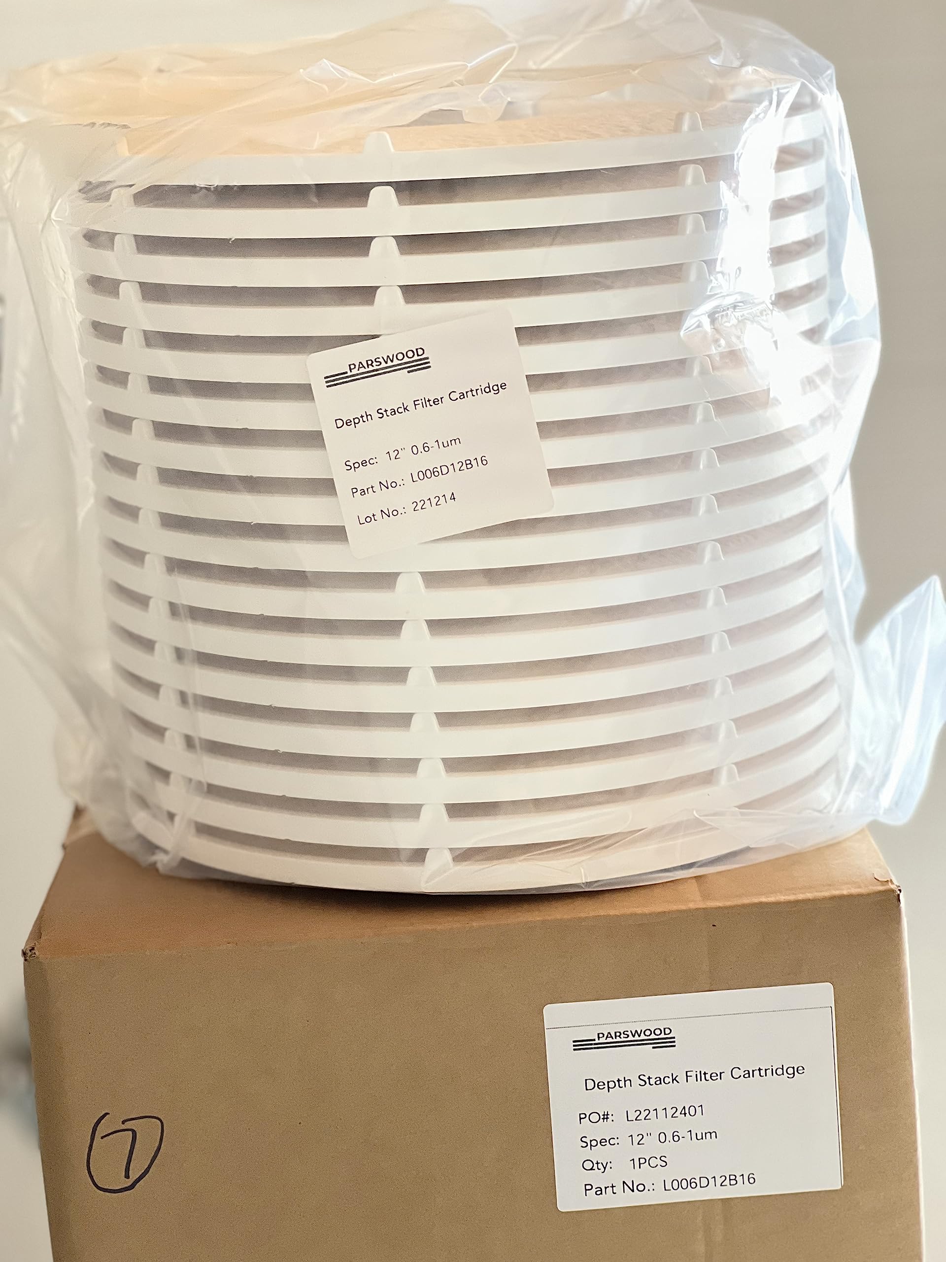 Lenticular Depth Filter Cartridges for Wine, Beer, Spirits & Oil Clarification - 12
