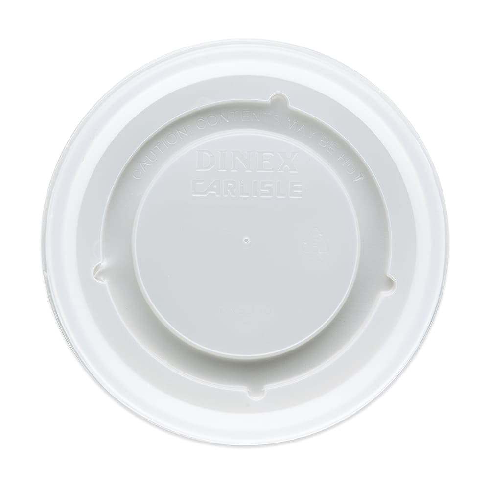 Dinex DX53008714 Disposable Lids for Fenwick 9 Oz Bowls - 1000 Pack - Perfect for Restaurants, Catering & Food Service Businesses