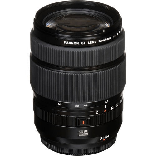 FUJIFILM GF 32-64mm f/4 R LM WR Lens for GFX Mirrorless Cameras - Professional Medium Format Photography for Landscapes, Portraits & Studio Work
