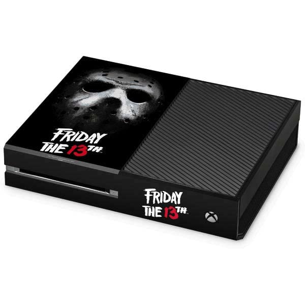 Officially Licensed Warner Bros Jason Voorhees Gaming Skin Decal for Xbox One Console - Premium Protective Cover for Horror Game Fans & Collectors