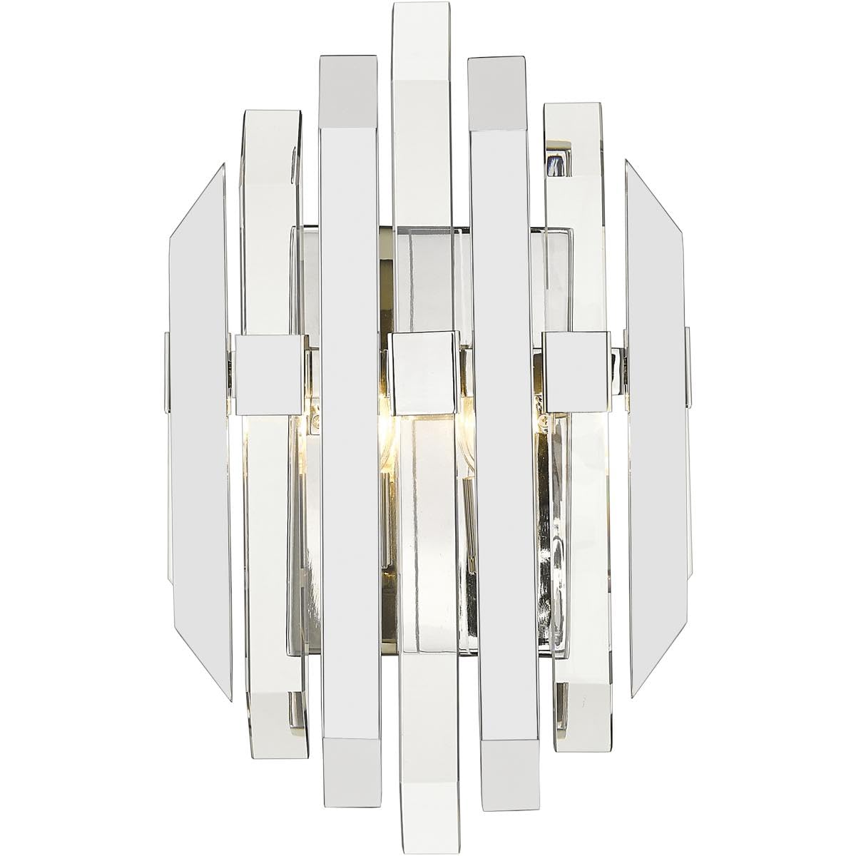 Z-Lite 4006S-PN 2-Light Wall Sconce in Brushed Nickel Finish - Modern Hallway & Bedroom Lighting Fixture for Home Decor