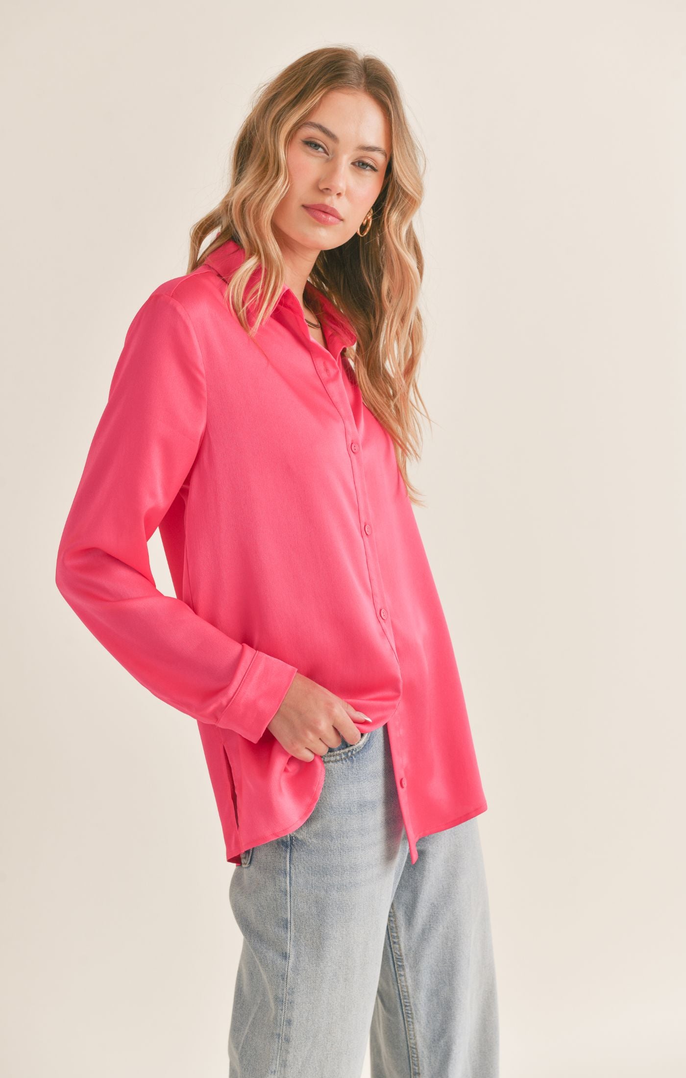 Dream of Me Women's Fashion Tops - Trendy Casual Blouse for Everyday Wear, Work & Date Nights