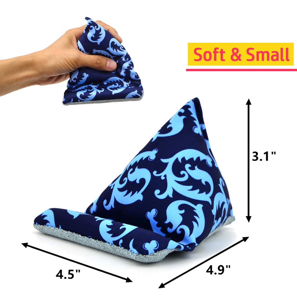 Fabric Phone Stand for iPhone 13/14 - Desk Holder & Pillow Support for Comfortable Viewing