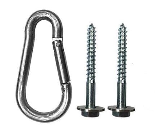 Heavy Duty Swing Hangers with Hardware - 500+ lb Capacity for Playground Wooden Sets (2 Pack) - Indoor & Outdoor Use for Backyards, Parks, and Play Areas