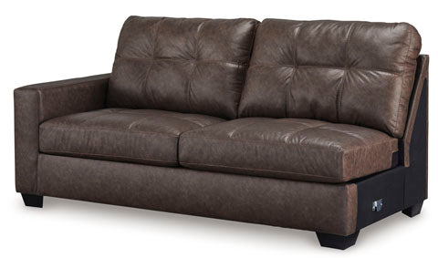 Barlin Mills Umber Sofa with Chaise Lounge - Modern 3-Seater Sectional Couch for Living Room, Home Theater & Cozy Family Gatherings