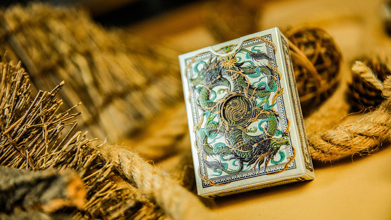 Premium Azure Dragon Playing Cards - Elegant Dragon-Themed Deck for Poker, Magic Tricks & Collectors | Perfect for Card Games, Gifts & Collectibles