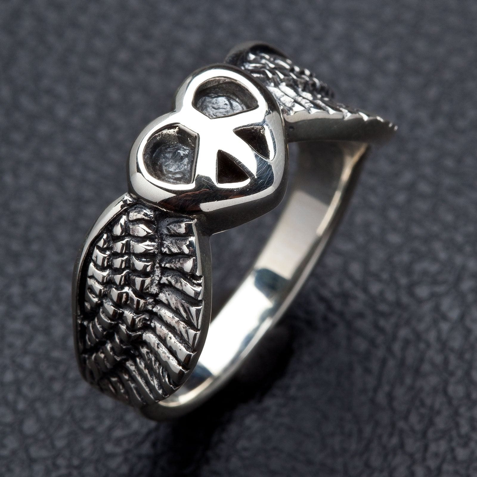 Peace Wings 925 Sterling Silver Ring for Women - Elegant Wing Design Jewelry Gift for Birthday, Anniversary & Special Occasions