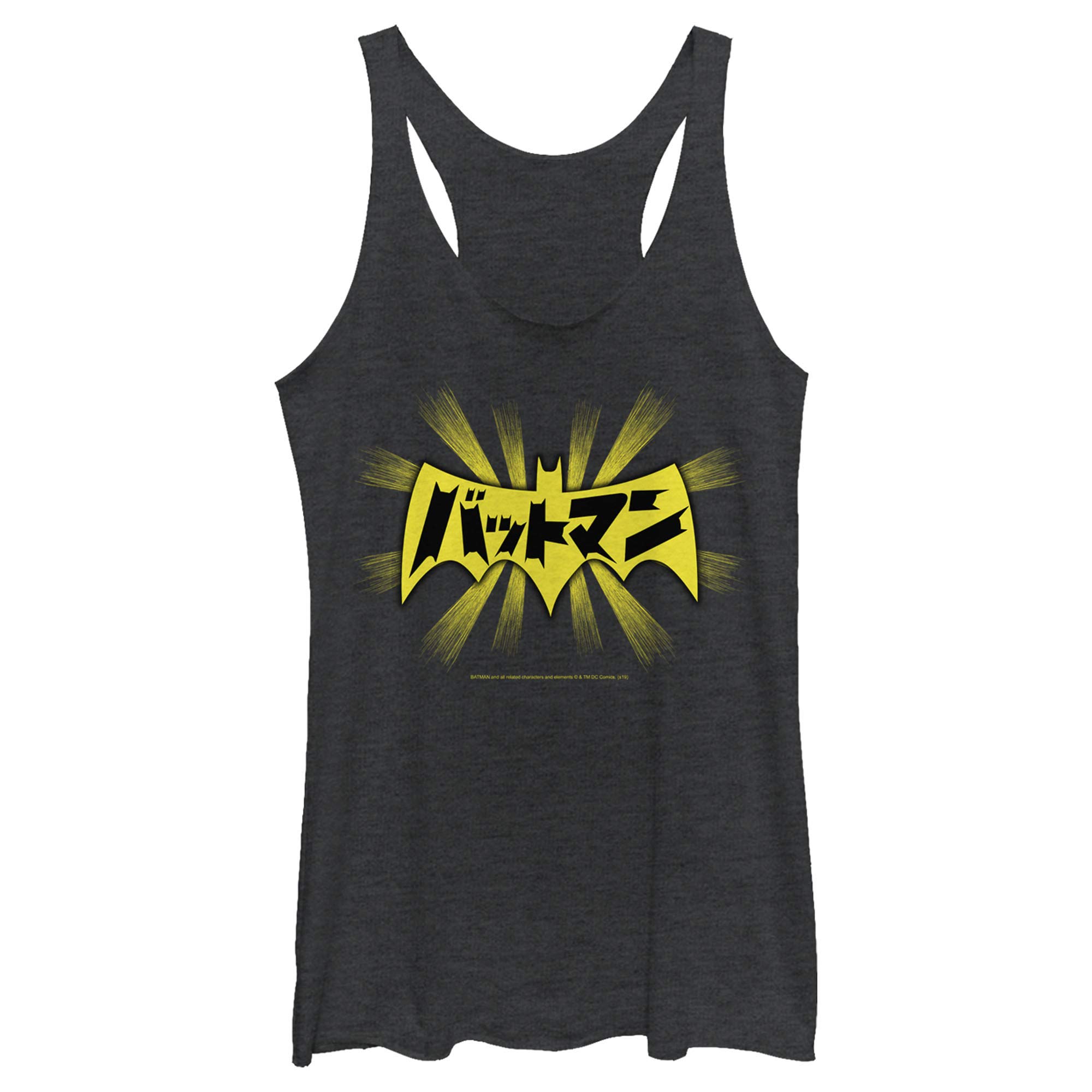 Batman & Akanji Bat Women's Racerback Tank Top - Superhero Graphic Athletic Shirt for Gym, Running & Casual Wear | DC Comics Inspired Workout Top