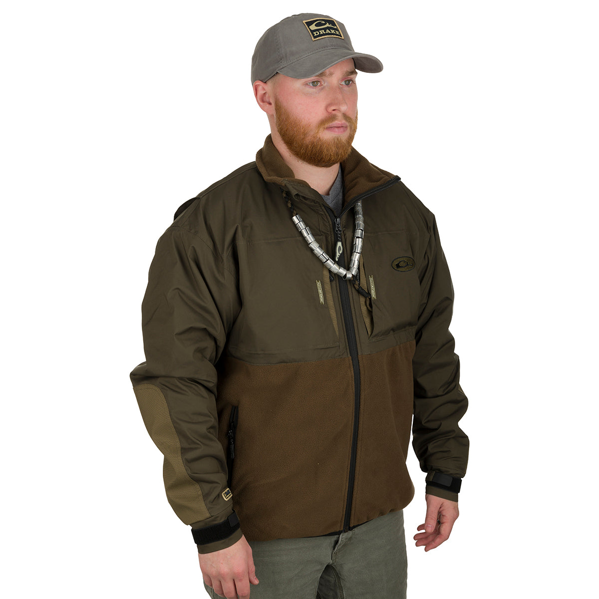 MST Guardian Flex Fleece Eqwader Full Zip Jacket - Waterproof Outdoor Windbreaker for Hiking, Camping & Winter Sports | Lightweight Insulated Men's Jacket