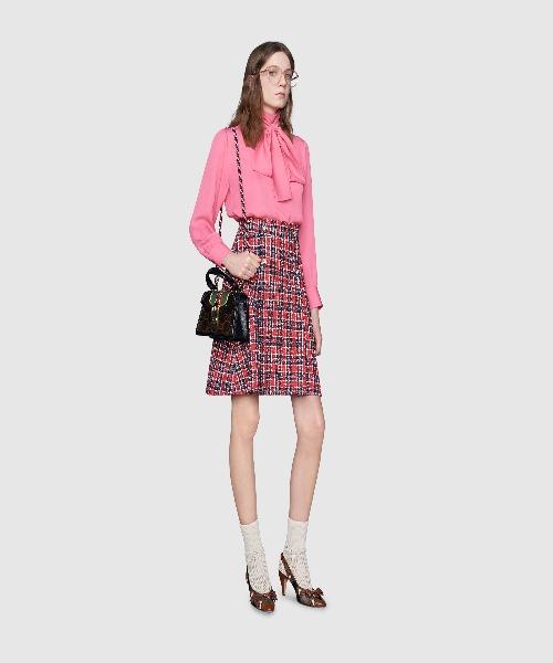 Gucci Sylvie GG Velvet Small Shoulder Bag for Women - Brown Luxury Crossbody Purse | Perfect for Date Night, Parties & Everyday Use
