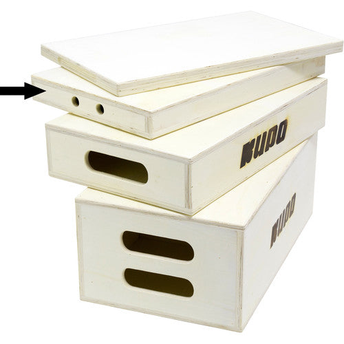 Kupo Apple Box (Quarter, 20 x 12 x 2) - Durable Storage Solution for Film & Photo Equipment - Perfect for On-Set Organization and Equipment Protection