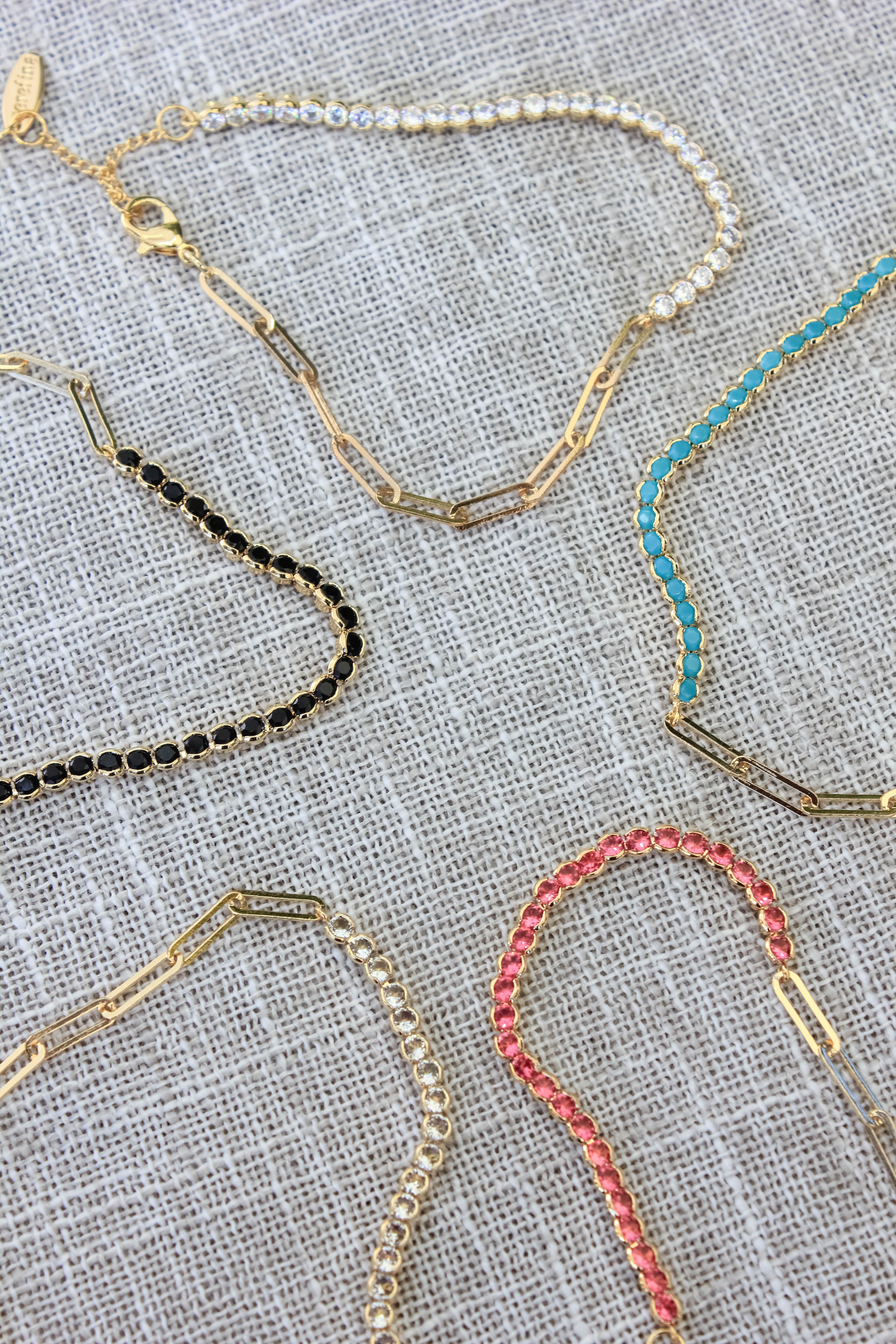 Elegant Half Chain Tennis Bracelet for Women - Dainty Gold & Silver Bracelet for Everyday Wear - Perfect for Parties, Weddings & Special Occasions