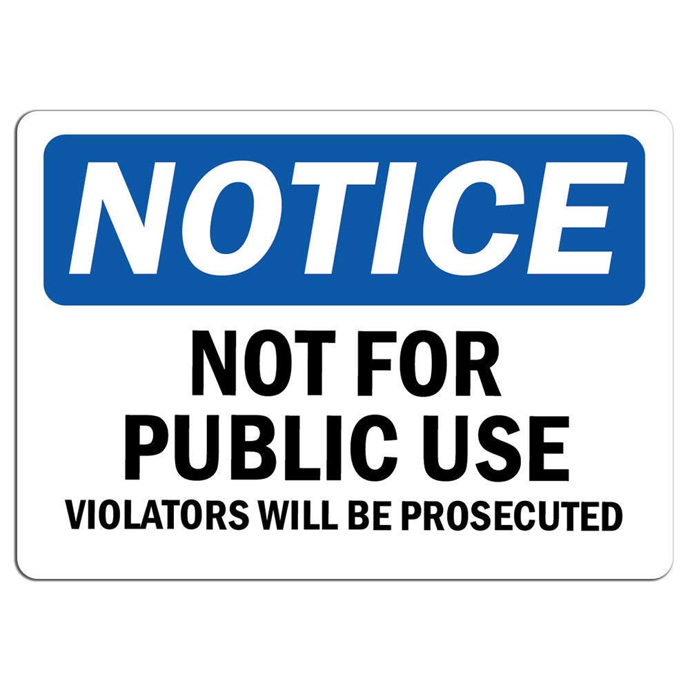 Safety & Warning Vinyl Stickers Bundle - 3 Pack Warehouse Signs (3.5