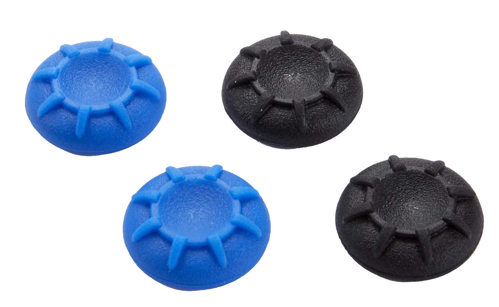 PS4 Controller Thumb Stick Caps - 4 Pack Protective Silicone Cover for Sony PlayStation 4 Joystick Grips (Black) - Improve Grip & Prevent Wear for Gaming Enthusiasts