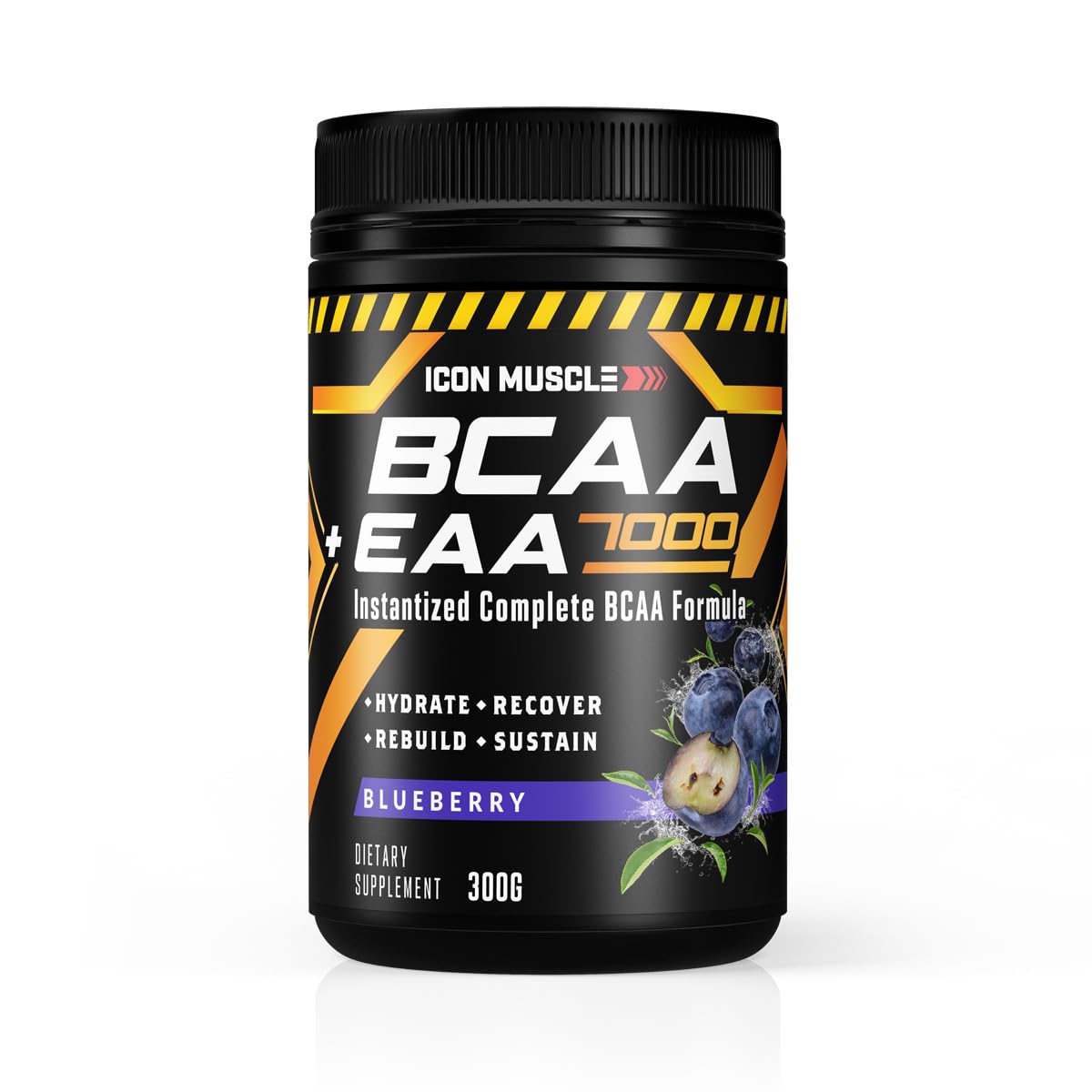 Premium BCAA + EAA Supplement Powder for Muscle Recovery & Strength - Essential Amino Acids for Men & Women - Post Workout Hydration - 30 Servings - Ideal for Gym, Fitness & Athletic Performance