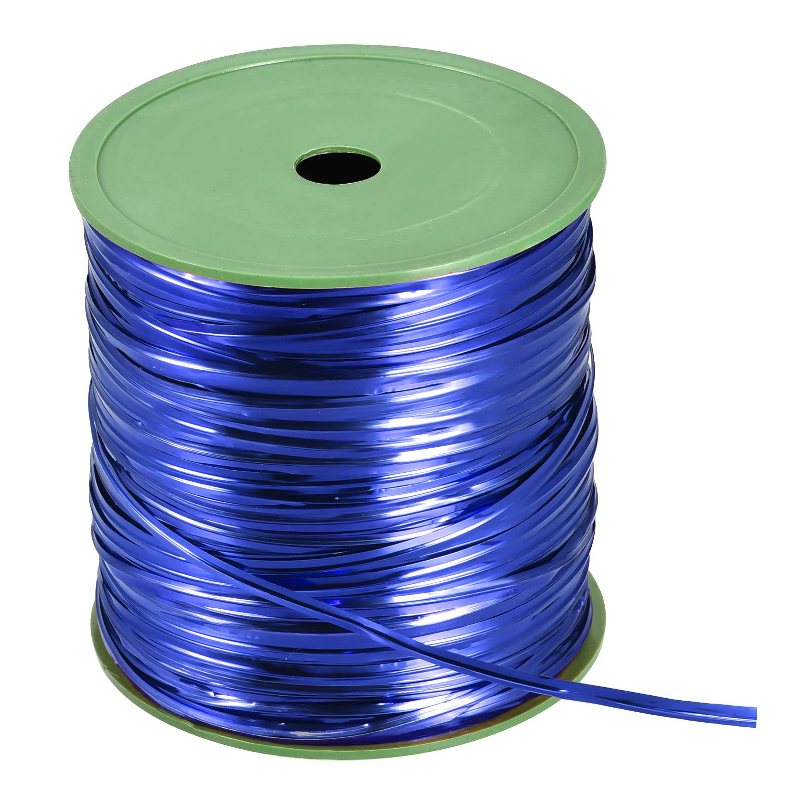MECCANIXITY Foil Twist Ties - 350 Yards Plastic Closure Ties for Bread Bags, Candy Wrapping, Cookie Packaging, Gift Bags & Arts Crafts (Blue) - Perfect for Baking, Party Favors & DIY Projects