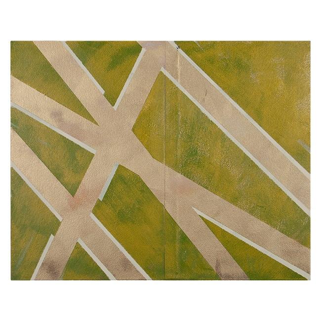 A+D Diagonal Green 20x16 Inch - Premium Quality for Home Decor, Office, and Gift Giving