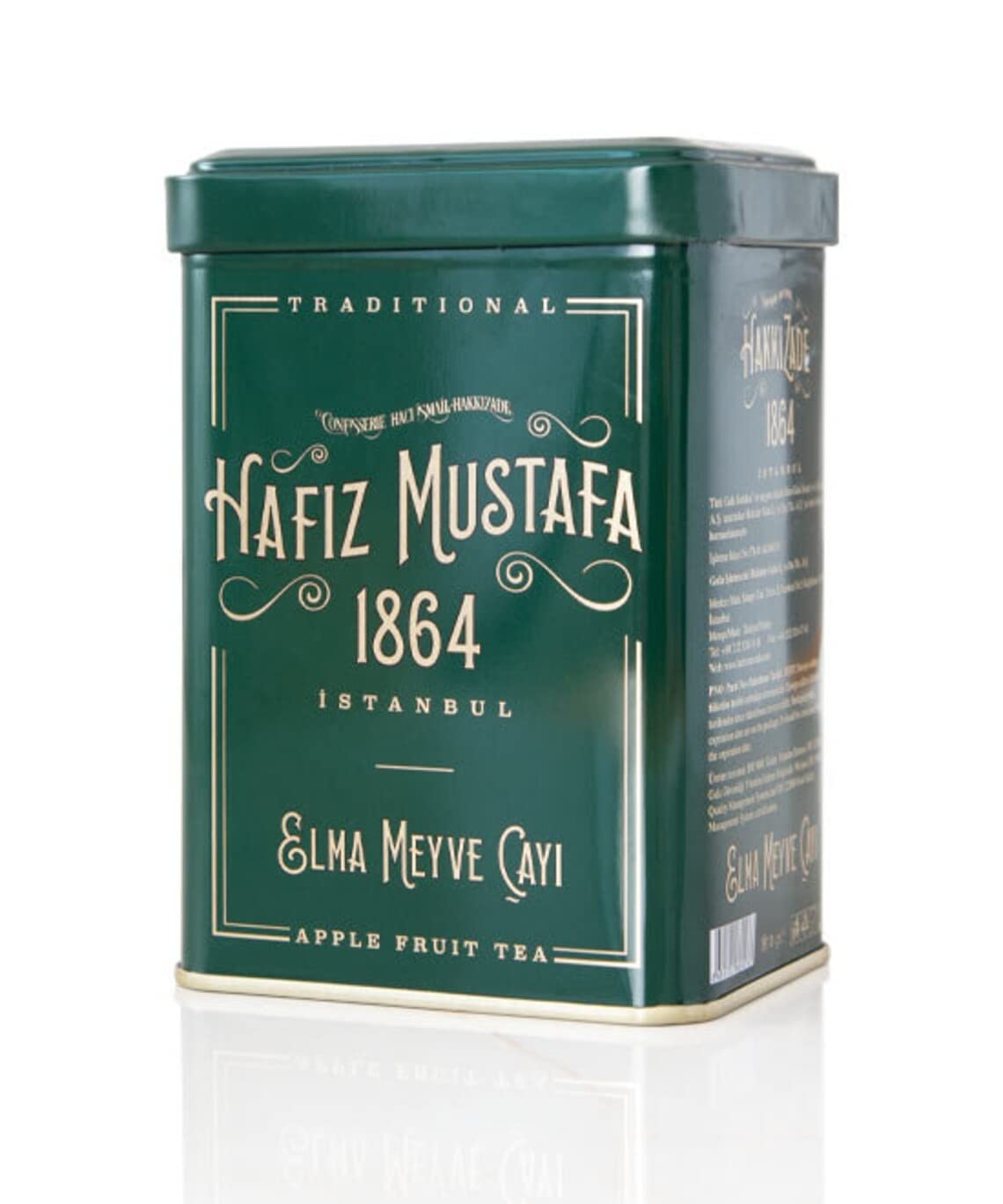 Hafiz Mustafa 1864 Istanbul Turkish Tea & Coffee Gift Set - 6 Tins Variety Pack (Pomegranate Tea, Apple Tea, Black Tea, Turkish Coffee, Mastic Gum Coffee, Salep) - Perfect for Birthday, Christmas Gifts, Home Enjoyment & Turkish Cultural Experience