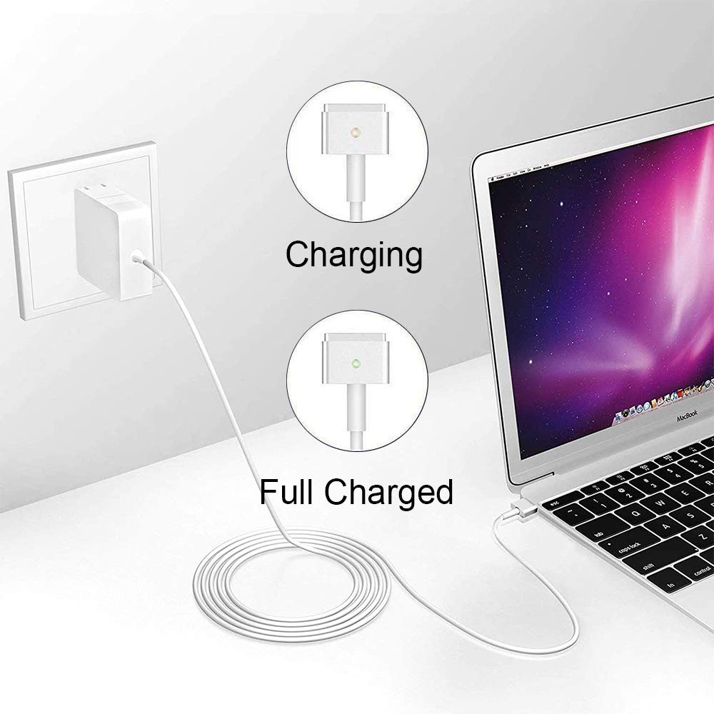 Original Title: Elvoes Replacement for MacBook Air Charger, AC 45W T-tip Power Adapter Laptop Charger for Mac Book Air   Optimized Title: Elvoes 45W T-Tip AC Power Adapter Replacement Charger for MacBook Air - Compatible with MacBook Air 11