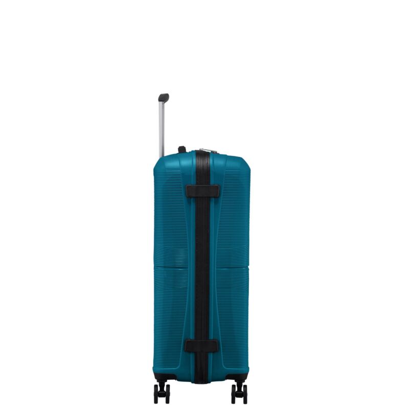 American Tourister Airconic 3-Piece Luggage Set - Durable Spinner Suitcases with 360° Wheels, Ocean Blue - Perfect for Travel, Business Trips & Family Vacations