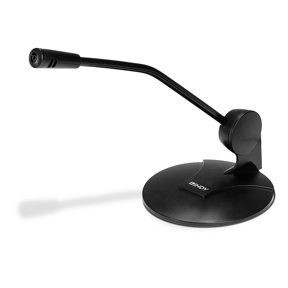 Lindy USB Type A Desktop Microphone for PC - Professional Plug & Play Recording Mic for Podcasting, Gaming, Streaming & Online Meetings