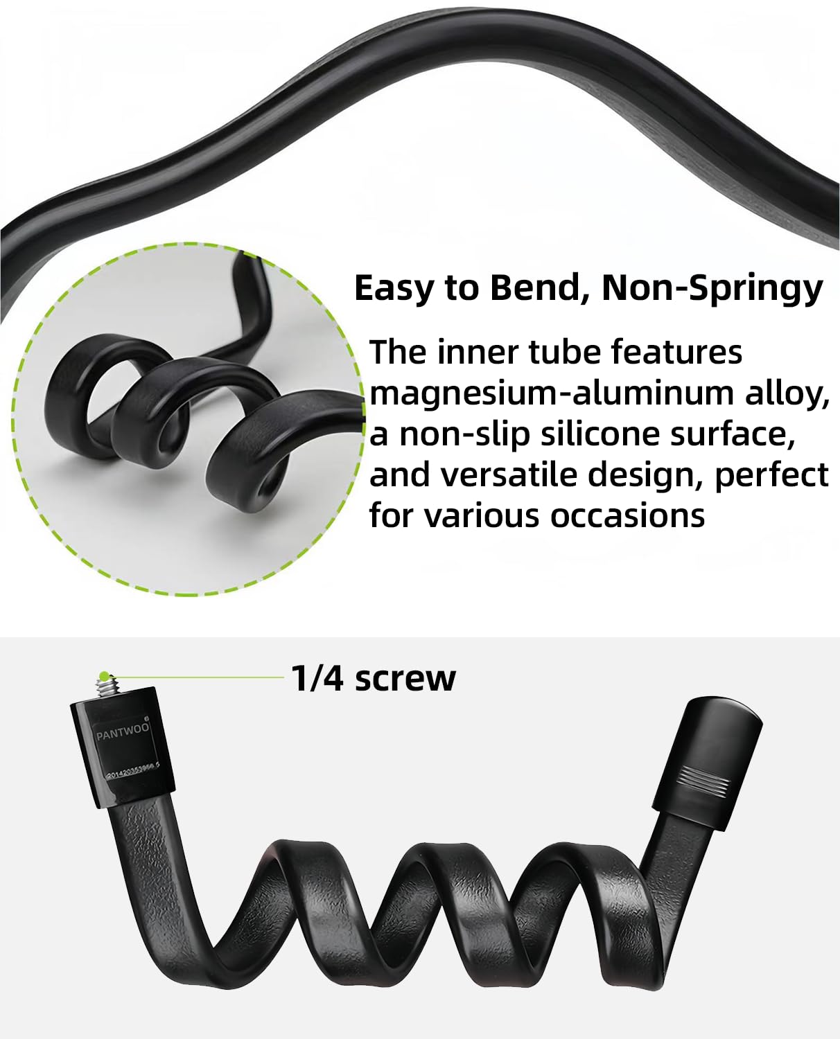 Adjustable Gooseneck Phone Mount Holder - Universal Clip Stand for iPhone, Samsung & Smartphones - Perfect for Mic Stands, Baby Strollers, Treadmills, Shopping Carts, Bikes, Cars, Boats & Golf Carts - Ideal for Video Calls, Live Streaming, Workouts & Travel