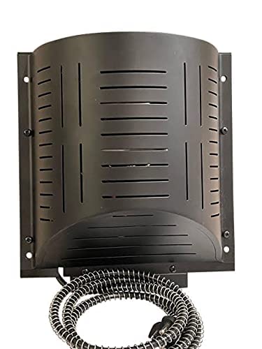 Akoma 300W Bluetooth Dog House Heater with Temperature Monitoring & Control - Outdoor Pet Furnace with 10ft Chew-Proof Cord - Ideal for Kennels, Garages & Winter Dog Houses