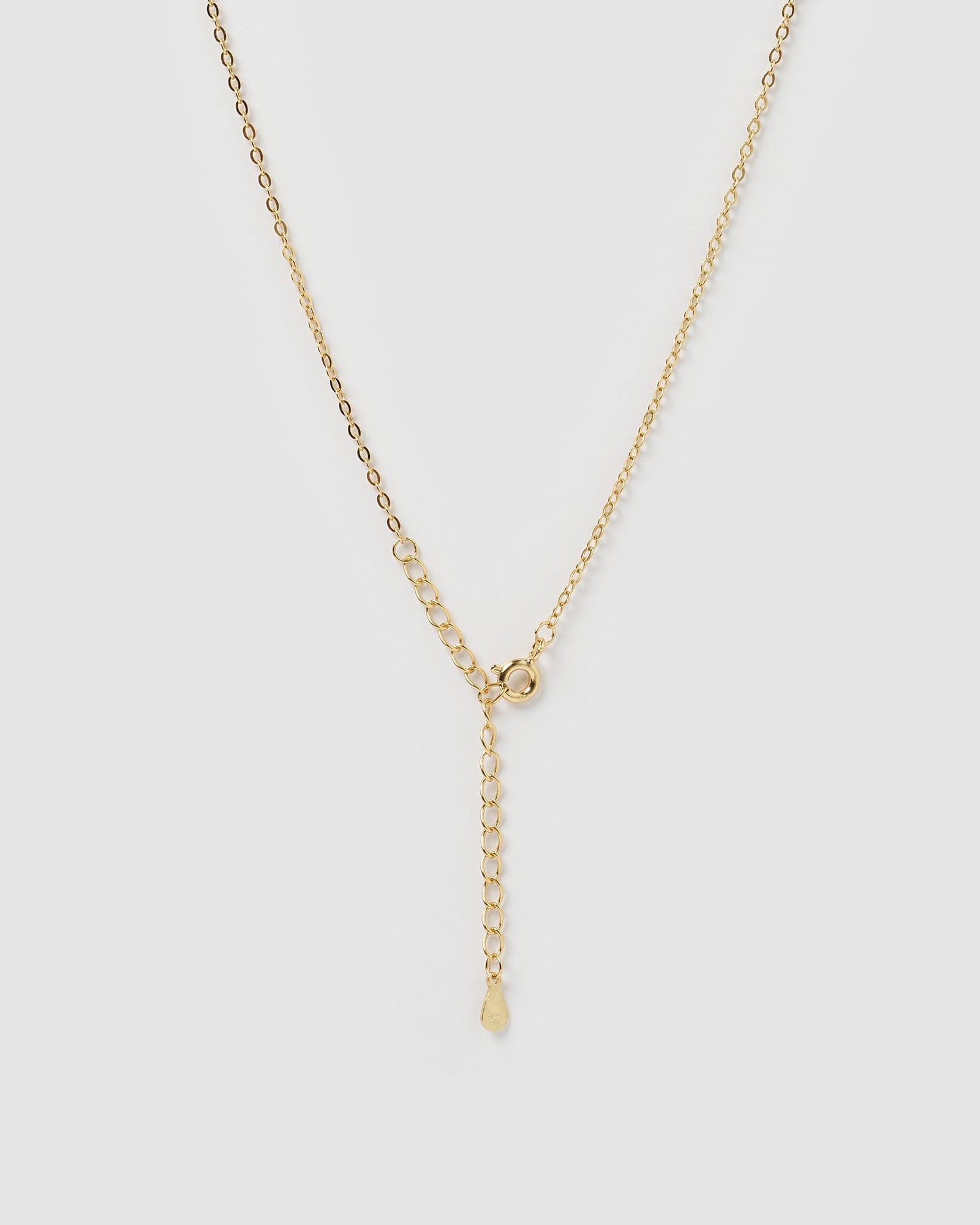 Izoa Crystal Letter R Necklace Gold - Personalized Initial Necklace for Women, Elegant Gift for Her, Perfect for Birthdays, Anniversaries & Everyday Wear