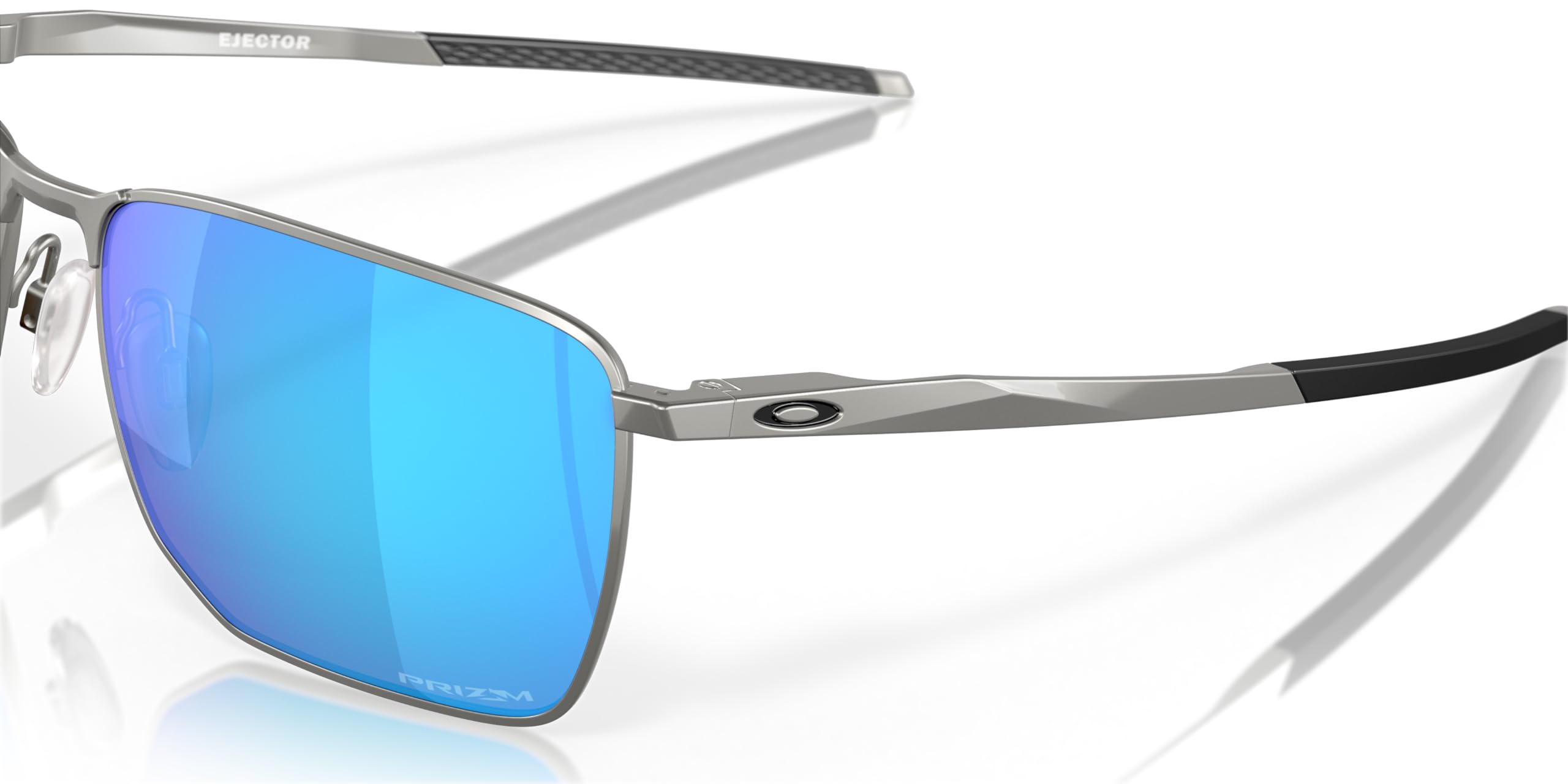 Oakley Men's Oo4142 Ejector Rectangular Sunglasses - Polarized UV Protection Sports & Driving Shades for Outdoor Activities