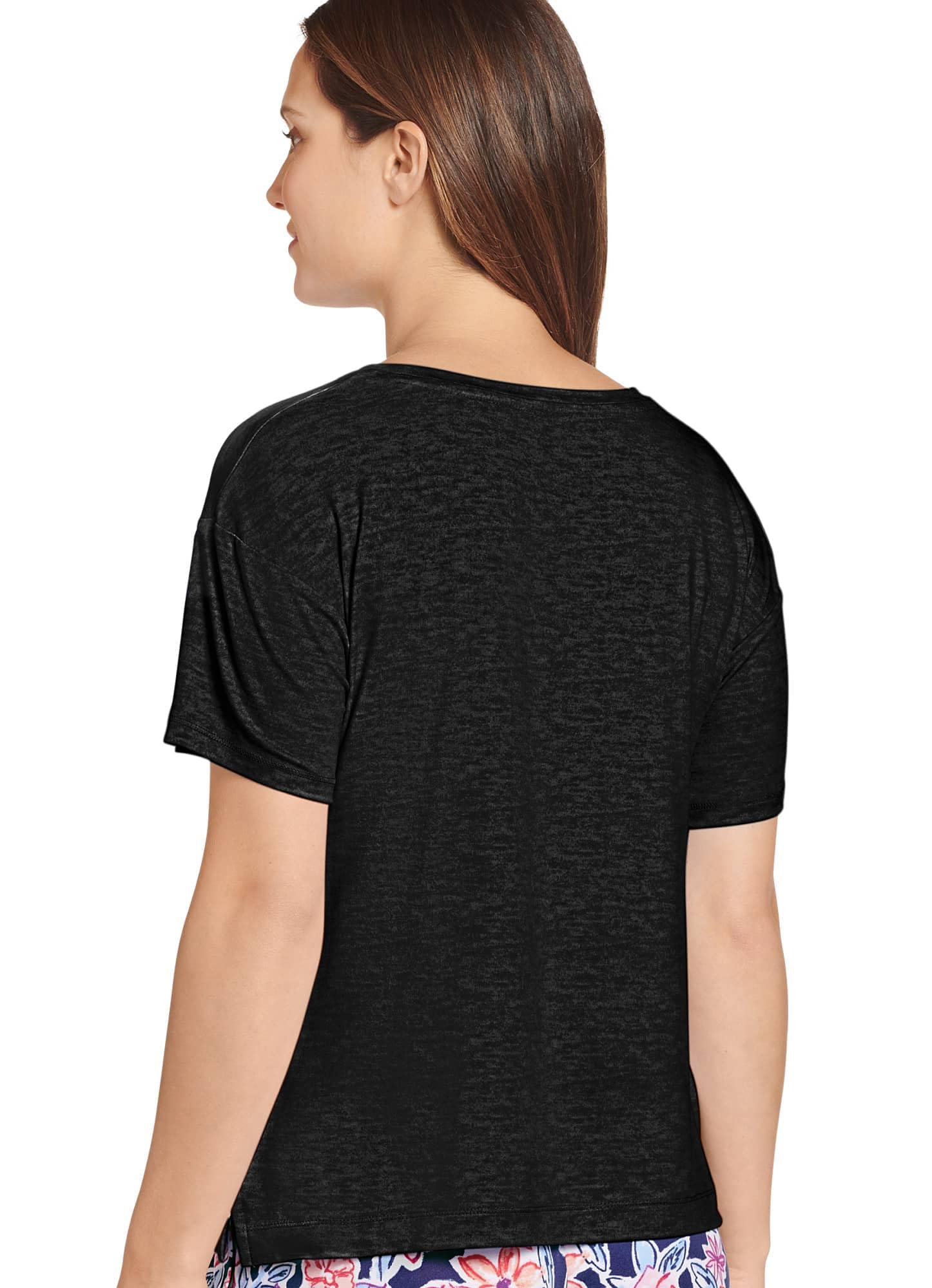 Jockey Women's Sleepwear Soft Essentials Short Sleeve Tee - Comfortable Cotton Pajama Top for Nightwear & Lounge Wear - Perfect for Relaxing at Home, Sleeping, and Vacation Comfort