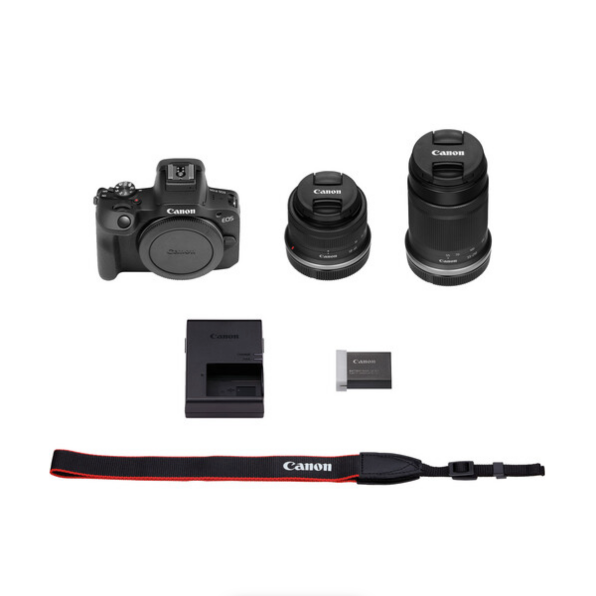 Canon EOS R100 Mirrorless Camera Kit with RF-S 18-45mm & 55-210mm Lenses - Perfect for Travel Photography, Vlogging and Content Creation