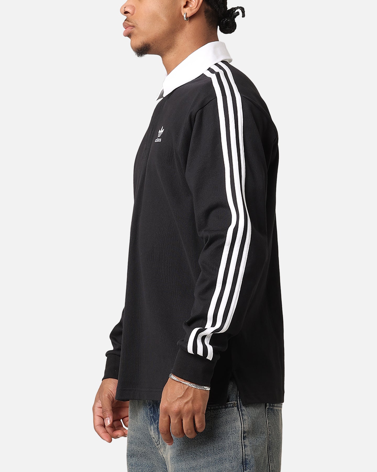 Adidas Men's Rugby Polo Shirt - Breathable Performance Shirt for Rugby & Casual Wear - Black Athletic Top for Sports & Everyday Outfits