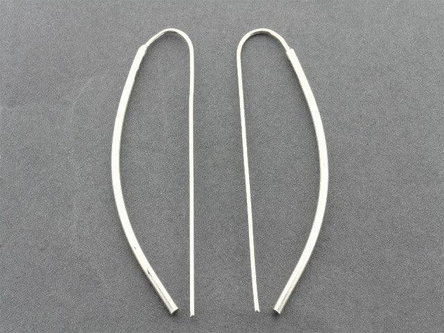 Elegant Bowed Earrings in Sterling Silver - Perfect for Weddings, Parties & Everyday Wear