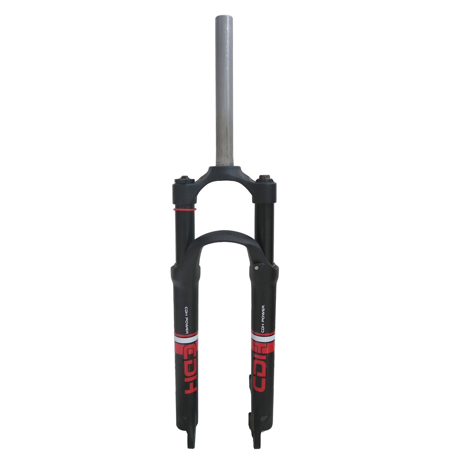 CDHPOWER 26 Inch MTB Suspension Fork - 28.6mm Straight Tube, Manual Lockout, Ultralight Aluminum Alloy, 1-1/8 Inch Headset Combo for Mountain Biking and Trail Riding